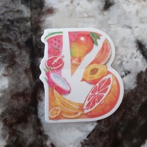 Buffbunny Juicy Collection-Themed 'B' Sticker